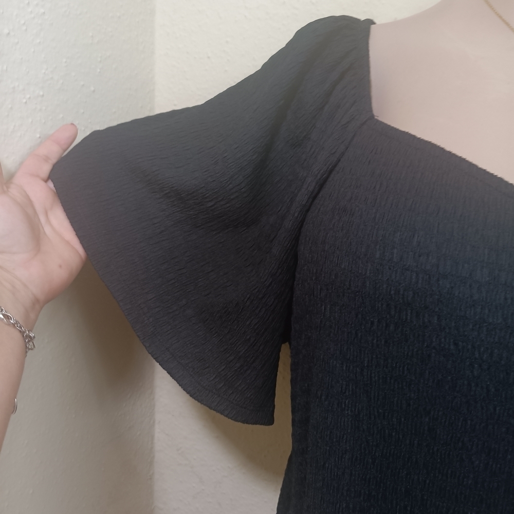 Ava & Viv Black Midi Dress - Picture 5 of 8